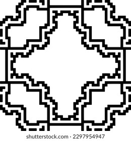 Patrón geométrico.  Patrón blanco y negro para página web, texturas, tarjeta, afiche, tela, textil.
