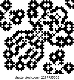 Patrón geométrico.  Patrón blanco y negro para página web, texturas, tarjeta, afiche, tela, textil.
