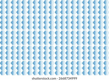 Patrón geométrico con hexágonos azules y simetría Abstractas para fondos