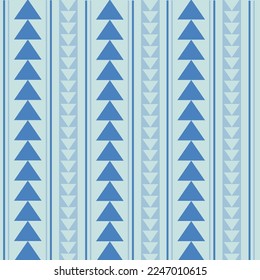 Geometric pattern in blue tones - vector image