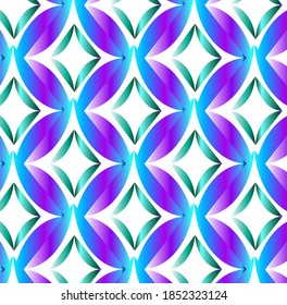 patrón geométrico con azul-violeta   elementos brillantes iridiscentes