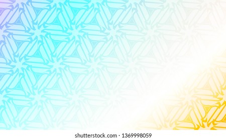 Geometric pattern with Blur Sweet Dreamy Gradient Color Background. For Your Graphic Invitation Card, Poster, Brochure. Vector Illustration