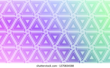 Geometric pattern with Blur Sweet Dreamy Gradient Color Background. For Your Graphic Invitation Card, Poster, Brochure. Vector Illustration