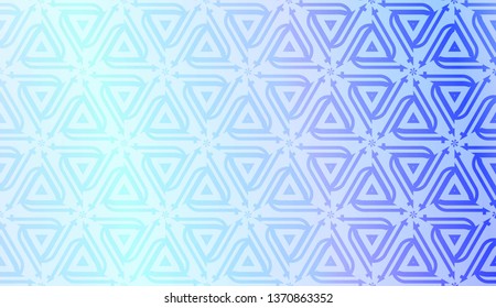 Geometric pattern with Blur Sweet Dreamy Gradient Color Background. For Your Graphic Invitation Card, Poster, Brochure. Vector Illustration