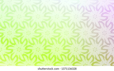 Geometric pattern with Blur Sweet Dreamy Gradient Color Background. For Your Graphic Invitation Card, Poster, Brochure. Vector Illustration