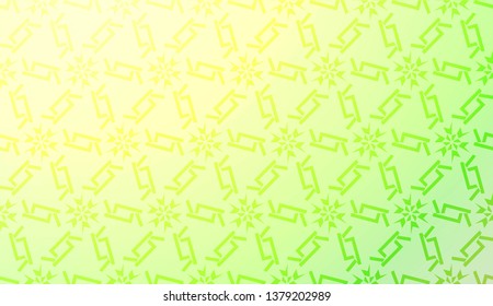 Geometric pattern with Blur Sweet Dreamy Gradient Color Background. For Your Graphic Invitation Card, Poster, Brochure. Vector Illustration