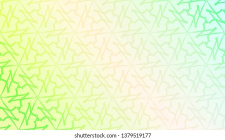 Geometric pattern with Blur Sweet Dreamy Gradient Color Background. For Your Graphic Invitation Card, Poster, Brochure. Vector Illustration