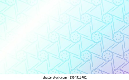 Geometric pattern with Blur Sweet Dreamy Gradient Color Background. For Your Graphic Invitation Card, Poster, Brochure. Vector Illustration