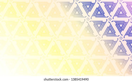 Geometric pattern with Blur Sweet Dreamy Gradient Color Background. For Your Graphic Invitation Card, Poster, Brochure. Vector Illustration