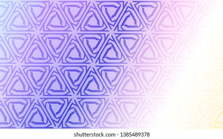 Geometric pattern with Blur Sweet Dreamy Gradient Color Background. For Your Graphic Invitation Card, Poster, Brochure. Vector Illustration