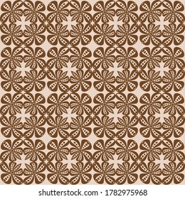 geometric pattern in brown color on a light background