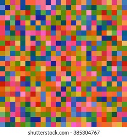 Geometric pattern for business presentations or web template banner flyer. Seamless. Vector illustration. Yellow, red, blue, green colors. 