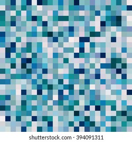 Geometric pattern for business presentations or web template banner flyer. Seamless. Vector illustration. White, blue colors. 