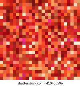 Geometric pattern for business presentations or web template banner flyer. Seamless. Vector illustration. Red, white, orange colors. 
