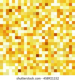 Geometric pattern for business presentations or web template banner flyer. Seamless. Vector illustration. Yellow, white colors. 