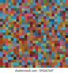 Geometric pattern for business presentations or web template banner flyer. Seamless. Vector illustration. Brown, red, blue colors. 