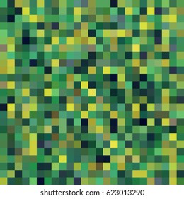 Geometric pattern for business presentations or web template banner flyer. Seamless. Vector illustration. Green, yellow colors. 