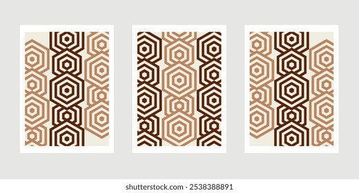 The geometric pattern by hexagon shape . Seamless vector background. with soft color