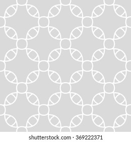 The geometric pattern by rhombuses. Seamless vector background. Gray and white texture