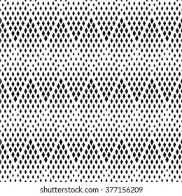 The geometric pattern by rhombuses. Seamless vector background. Black and white texture