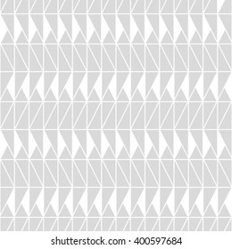 The geometric pattern by rhombuses. Seamless vector background. Gray and white texture
