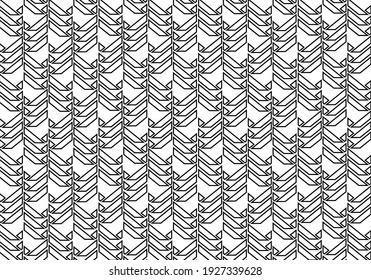 The geometric pattern by stripes . Black white vector background. Black and white texture. Graphic modern pattern.
