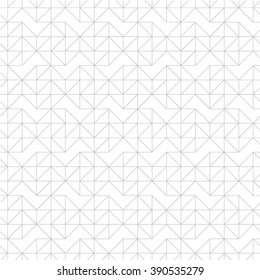 The geometric pattern by stripes, lines, rhombuses. Seamless vector background. Gray and white texture