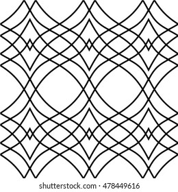 The geometric pattern by stripes, lines, rhombuses. Seamless vector background. Grey and white texture