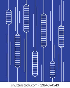 The geometric pattern by stripes . Seamless vector background