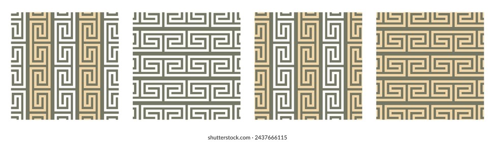 The geometric pattern by stripes . Seamless vector background. with soft color