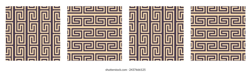 The geometric pattern by stripes . Seamless vector background. with soft color