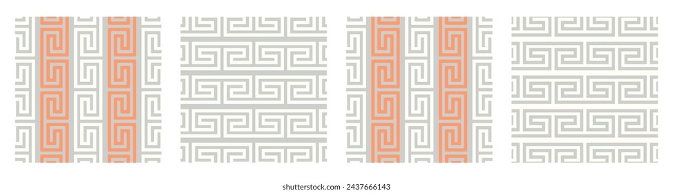 The geometric pattern by stripes . Seamless vector background. with soft color