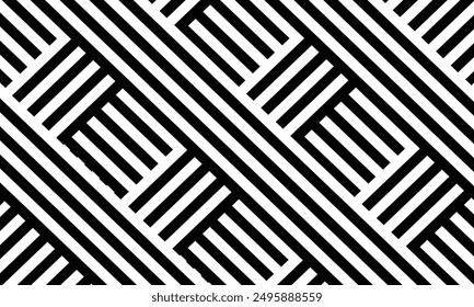 The geometric pattern by stripes . Seamless vector background. Color texture.