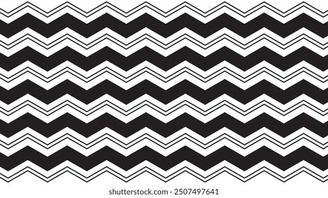 The geometric pattern by stripes . Seamless vector background. Black and white texture. Graphic modern pattern.