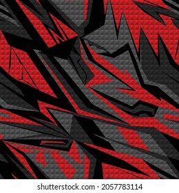 geometric pattern camouflage racing pattern, vector illustration