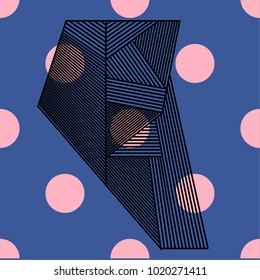 Geometric pattern. Can be used for book design, poster or website background.