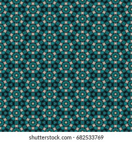  Geometric pattern for ceramic tile, surface design, textiles, printing, wallpaper.The endless texture with abstract stars.