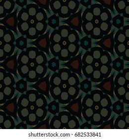 Geometric pattern for ceramic tile, surface design, textiles, printing, wallpaper.The endless texture with abstract stars.