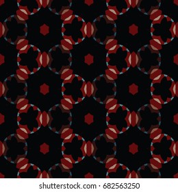 Geometric pattern for ceramic tile, surface design, textiles, printing, wallpaper.The endless texture with abstract stars.