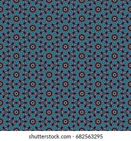 Geometric pattern for ceramic tile, surface design, textiles, printing, wallpaper.The endless texture with abstract stars.