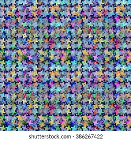 Geometric pattern "chicken foot", bars, strips, strokes, seamless fashion trend pattern. For the design and decoration background, wallpaper, packaging, fabrics, textiles.