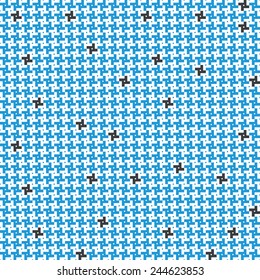 Geometric pattern "chicken foot", seamless fashion trend pattern. 