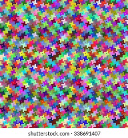 Geometric pattern "chicken foot", seamless fashion trend pattern. For the design and decoration background, wallpaper, packaging, fabrics, textiles.