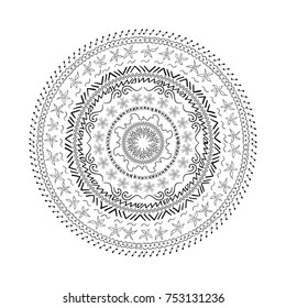 Geometric pattern circle.
