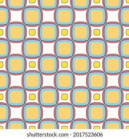 Geometric pattern circle bright colors Vector illustration