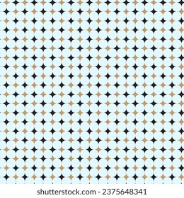 Geometric pattern circle square star shapes background abstract motif minimalist classic colorful, ornament graphic fabric style. Casual repeating textile design template