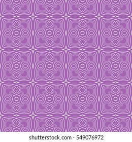 geometric pattern of circles and ovals. vector illustration. pink color