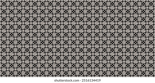 Geometric pattern of circles, rectangles, and dots. Ethnic fashion design. Vector illustration