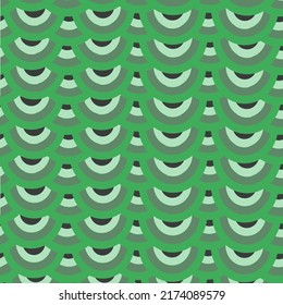 geometric pattern with circles Seamless Vector Background pattern gradation green simple lattice graphic design