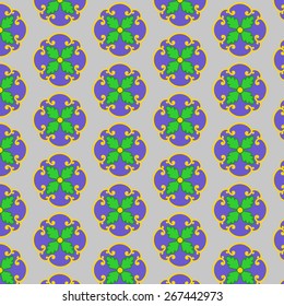 Geometric pattern of circles and triangles.Vintage abstract pattern. Bright geometry template. Round shapes. Retro hand drawn circles ornament. Old style